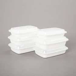 Customizable 16/24/28/32/38 Oz Microwavable Takeaway Disposable Food Packaging Plastic Container With Lid