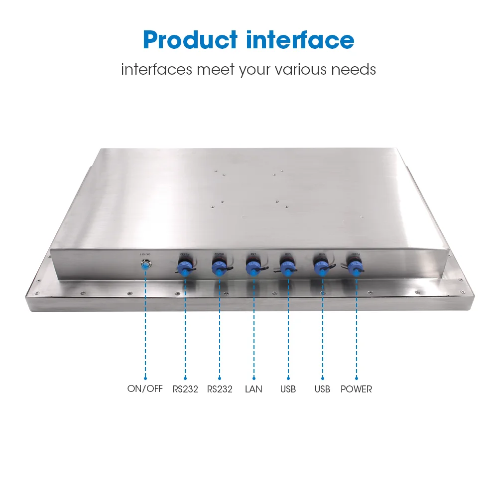 21.5 inch FHD Waterproof ip65 66 67 68 industrial all in one touch panel pc computer