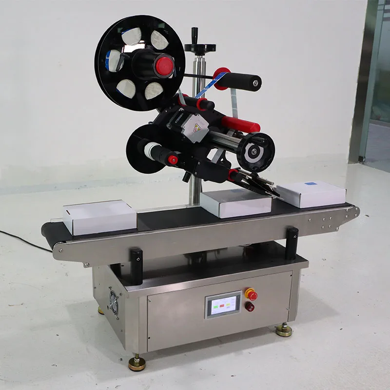 Mini Desktop Labeling Machine Automatic Flat