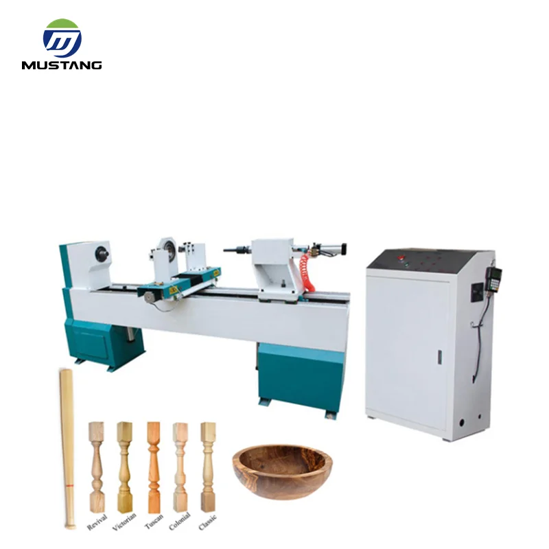 MT2530 Multi Function CNC Wood Turning Lathe Machine Making Furniture Legs 2500MM Length (1600342093420)