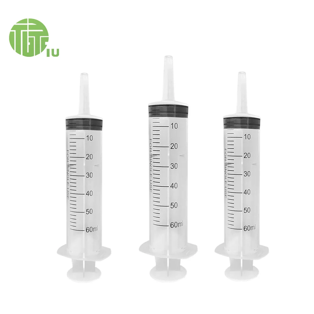 50ml 60ml 80ml 100 ml 150ml 200ml 250ml 300 ml 500ml plastic large syringe