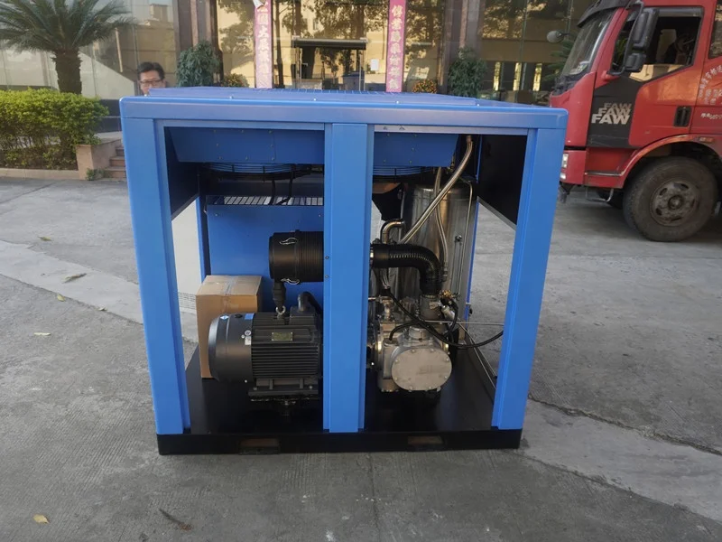 Компрессор воздуха без масла смазанный инвертор типа безмасляный 37Kw 50Hp 55Kw 75Hp винтовой воздушный