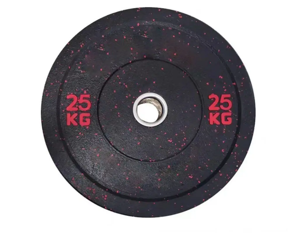 Factory Wholesale weightlifting gym workout 5kg 10kg 15kg 20kg 25kg  Hi temp bumper weight plate for strength training