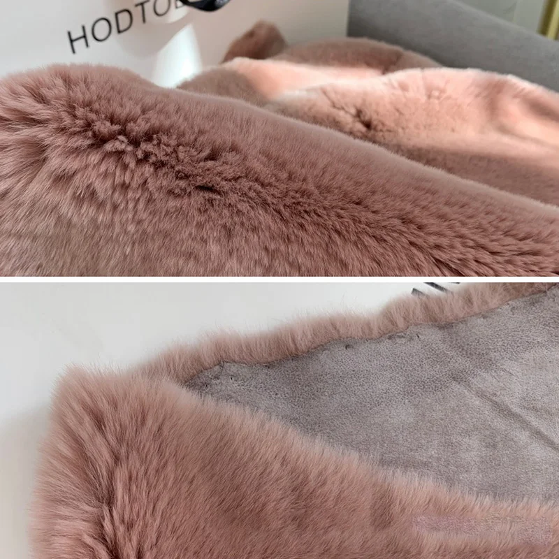 High Quality Lovely Animal Key Chains Cute Plush Bunny Fur Keychain