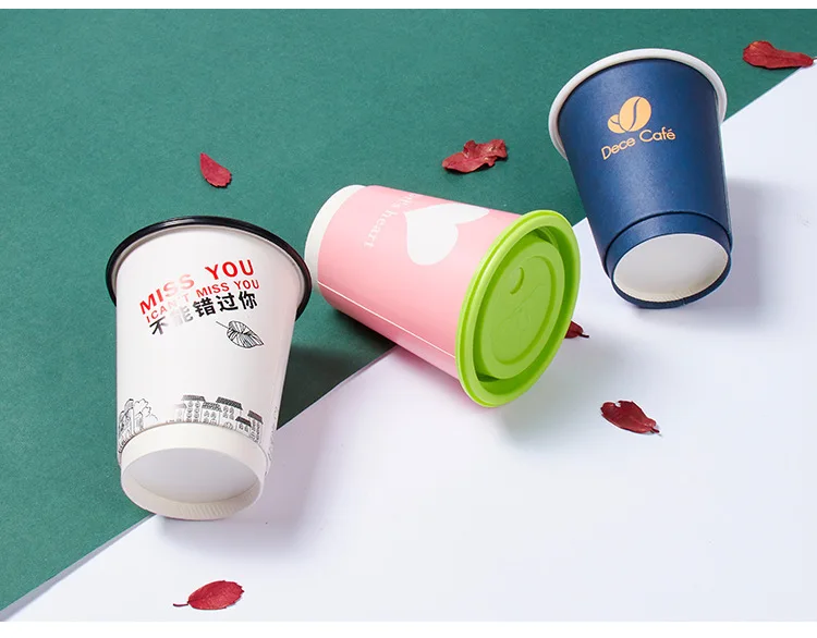 
Disposable double wall paper cup drinking cupinsulation anti-scalding cup cold drink | hot drink thickened coffee cup 