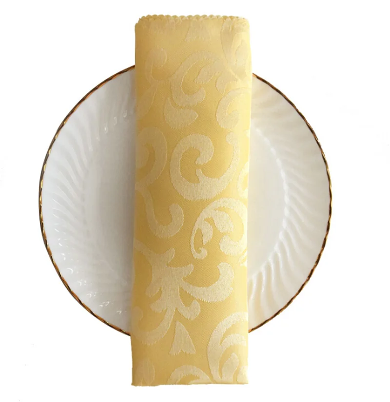 Недорогая Королевская Синяя скатерть из 100% полиэстера Жаккардовая с узором для стола ужина свадьбы