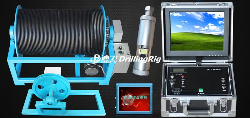 300m 1000m Industrial Waterproof Water Well Borehole inspection camera and Downhole Camera Price