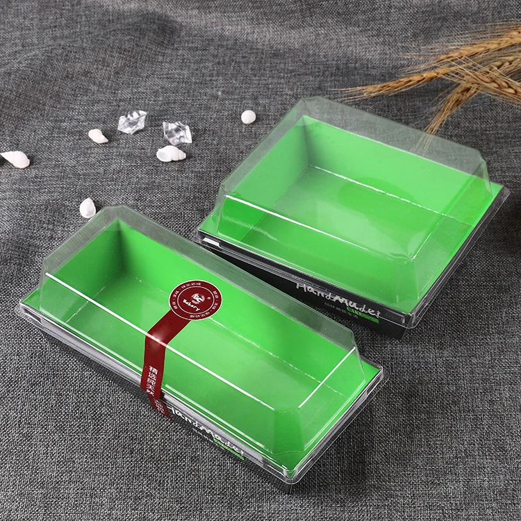 Kitchen Food Container Polypropylene Plastic Durable Sandwich Bread Food Container Box Safe Storage Lunch Box