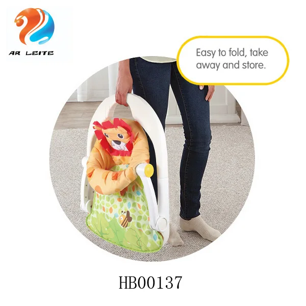 Best selling good quality baby bouncer cheaper baby portable foldable relaxing chair with hanging toys