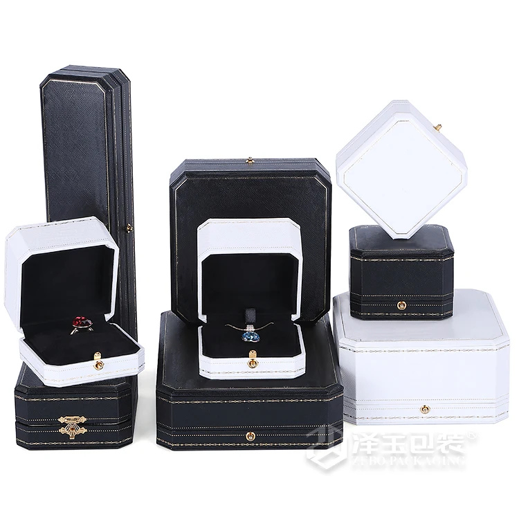 Zebo High-End Oem Odm In stock wholesale red luxury ring jewellery packing set custom jewelry box gift packaging free sample