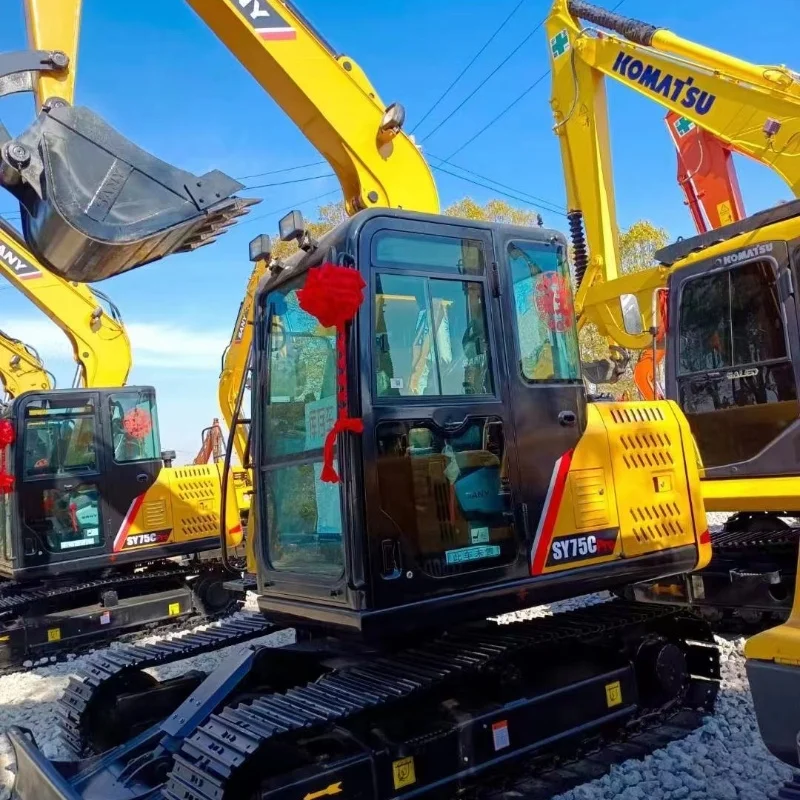 Quality is guaranteed Used Original Crawler Excavator Sany 75 For Sale.