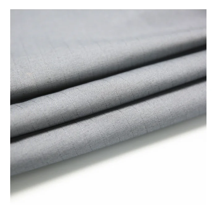 Flame retardant PU coating Anti static 65% polyester 35% cotton fabric anti static fabric