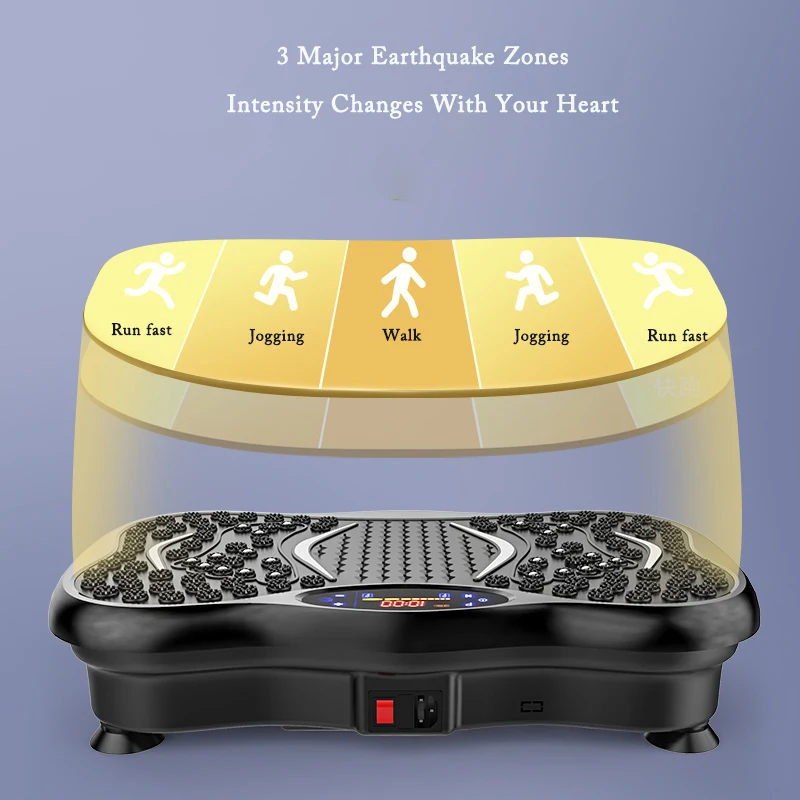 Hot Sale Vibration Plate Platform Professional Crazy Fit Massage Super Body Shaper Free Weights