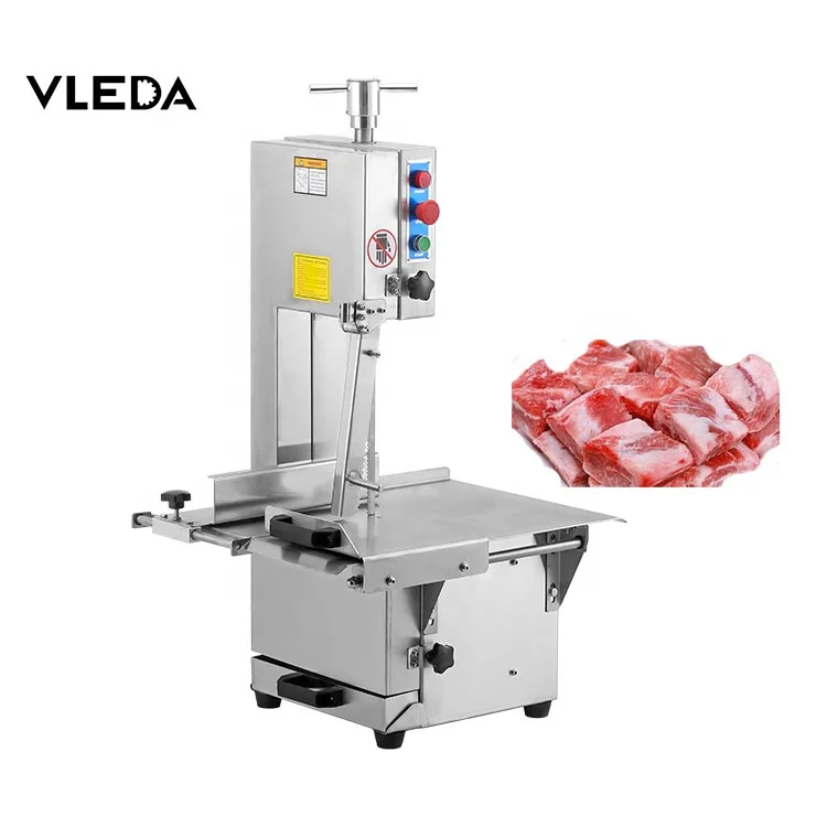 Stainless Steel Floor Standing High Speed Big Fish Sheep Cow Bone and Meat Cutting Machine