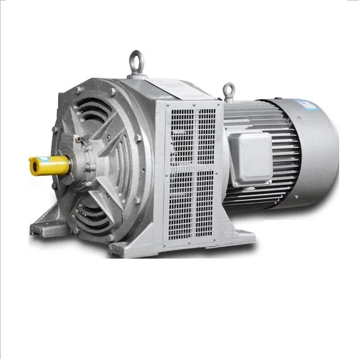 High recommended custom color 0.55-315kw three phase 50/60hz asynchronous YCT series electric speed motor