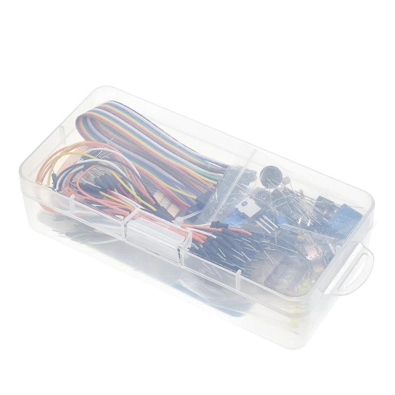 TZT Diy Electronic Component Base Fun Kit For Arduino Raspberry Pi Bundle With Breadboard Cable Resistor,Capacitor