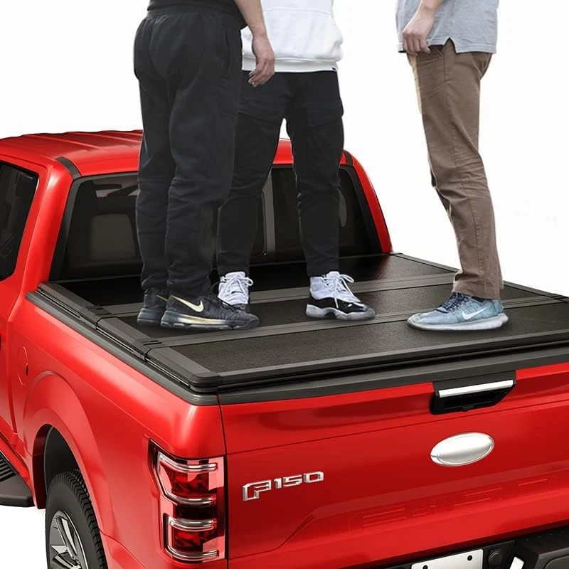 Debao Best quality promotional Custom Waterproof Auto Accessories truck bed tonneau cover tri fold lid for VIGUS 3/5/7/9 JMC