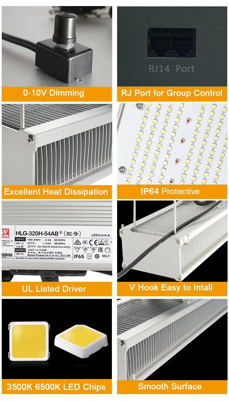Samsung Greenhouse Indoor 730W Dimmable Strip Plant Bar Full Spectrum Lamp 281B Led Grow Lights
