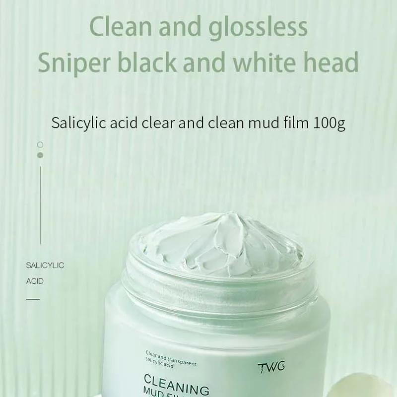 Wholesale OEM ODM 100g Cream Moisturizing Cleansing Mud Mask Facial Mask Skincare