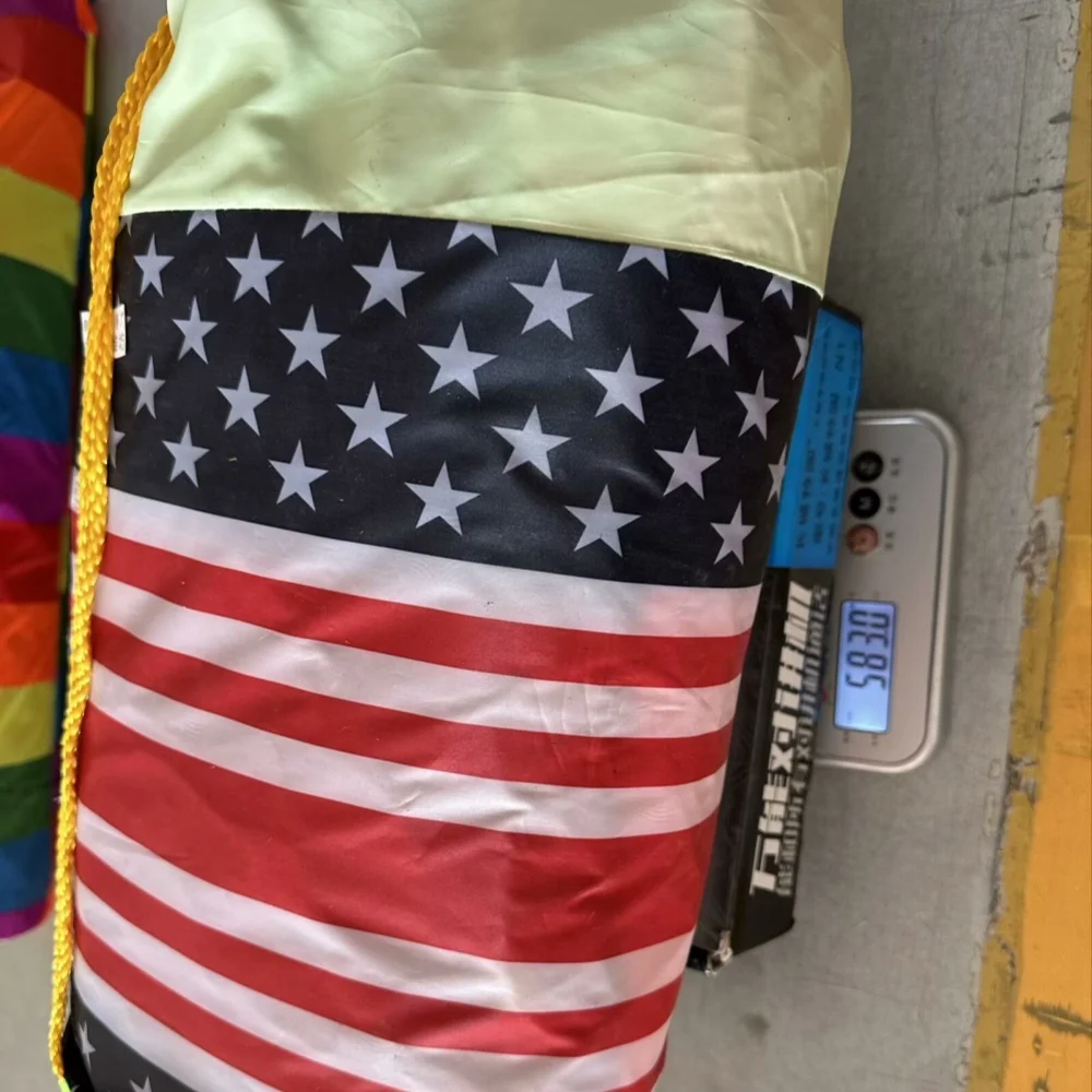 3D 12.5M 2-color Ray Soft Kite Outdoor Beach Professional Kites Umbrella Cloth Waterproof And Tear Resistant Inflatable Kite