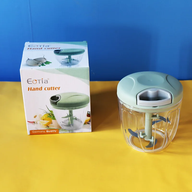 Kitchen Accessories Blender Garlic Cutter Mini Manual Vegetable Fruit Garlic Ginger Onion Meat Shredder Hand Pull Chopper