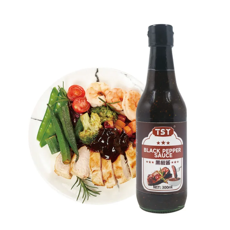 TSY Food китайский соус для барбекю от производителя, барбекю от бренда OEM, сладкое и кислое барбекю и Пряная Пицца с томатным черным соусом для перца