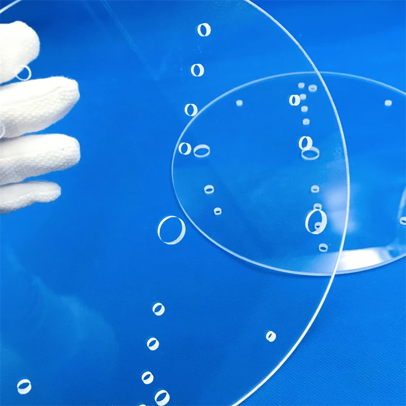 UV Fused Silica sheet clear Quartz Plate Transparent Quartz Glass piece