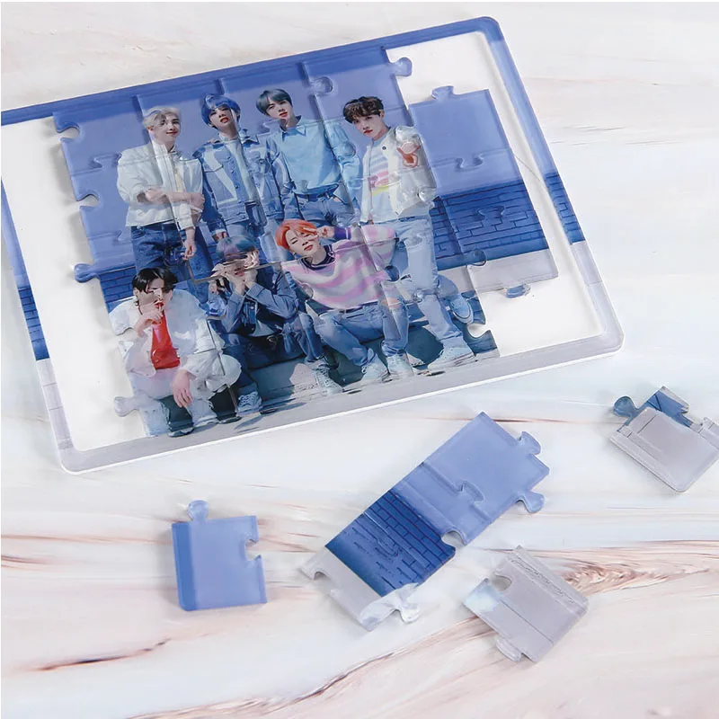  30 шт./компл. Bangtan Boys пазл можно наклеить акриловая фоторамка Kpop boy group JK V Jimin