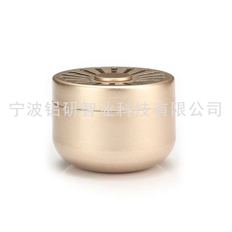 Hot selling 150ml elegant aluminum jar  tin tea herb container for Dubai market