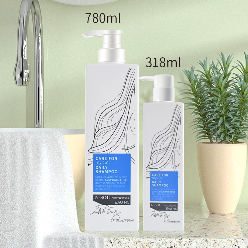 Фирменная торговая марка, товары для ухода за волосами, Oem 780 мл + 318 мл шампунь, сверхпрочный Ежедневный Шампунь против перхоти