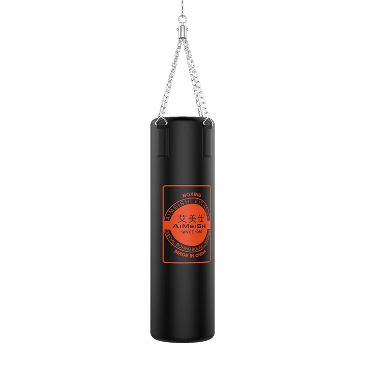 PU Leather Home GYM Fitness Thai Hanging Boxing Sandbag Suspended Boxing Heavy Punching Bag