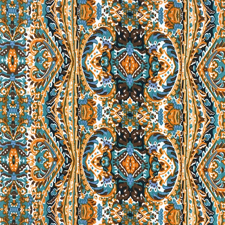 Hot Sale Low Price floral printed woven 100% rayon fabric viscose challis Fabric for shirt