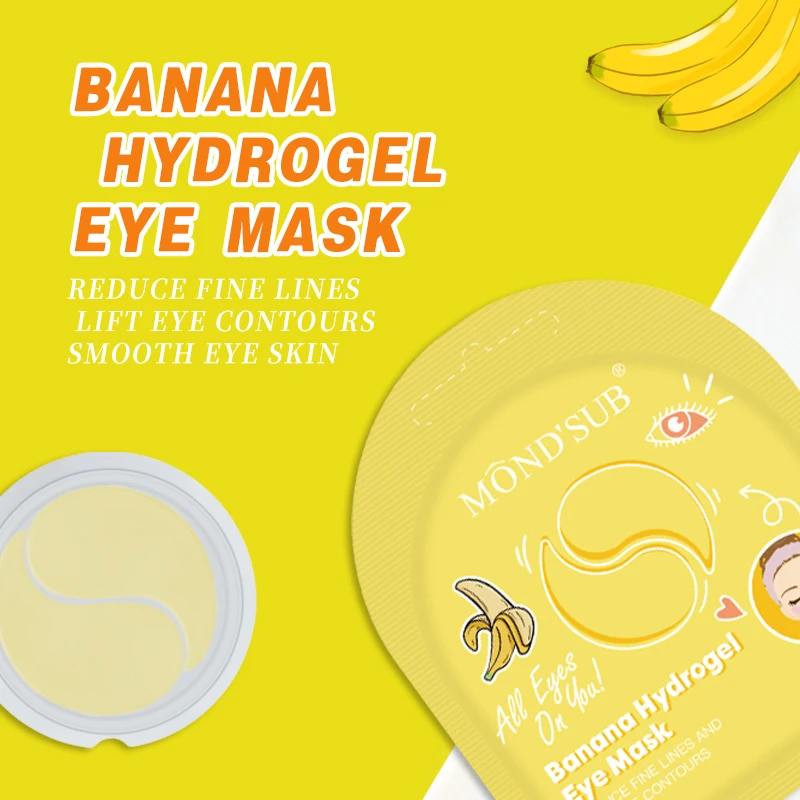 OEM Korean Anti Wrinkle Hydrogel Eye Mask Pufffy Gold Under Eye Patches Gel Dark Circle Disposable Dry Eye Mask Set