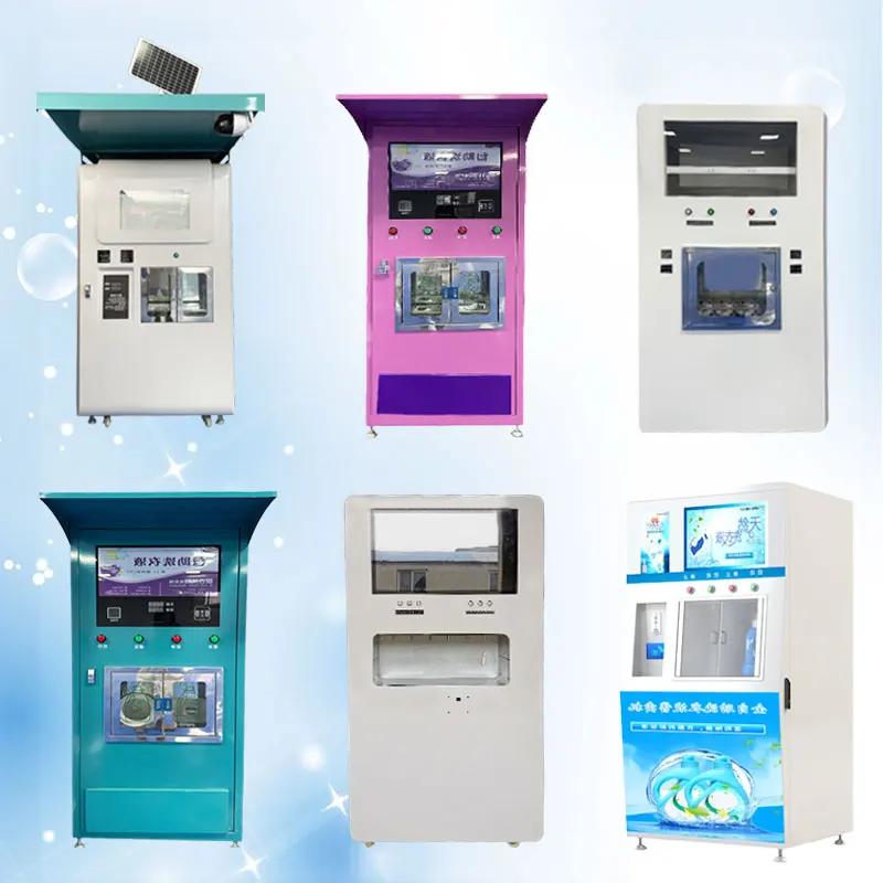 Eco Detergent Vending Machine Stainless Steel Detergent Vending Machine Large Dispenser For Selling Bulk Detergent