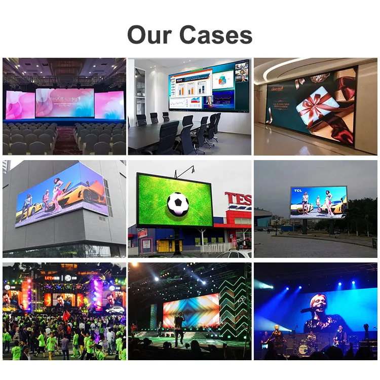 P2.6mm P2.97mm P3.91mm P4.81mm 3840HZ Indoor Outdoor LED Display Screen Video Wall Rental Stage LED Display Screen