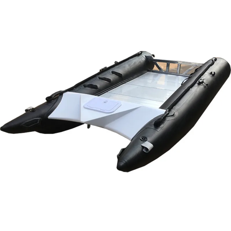 Inflatable Lightweight aluminium fishing boat catamaran sailboat