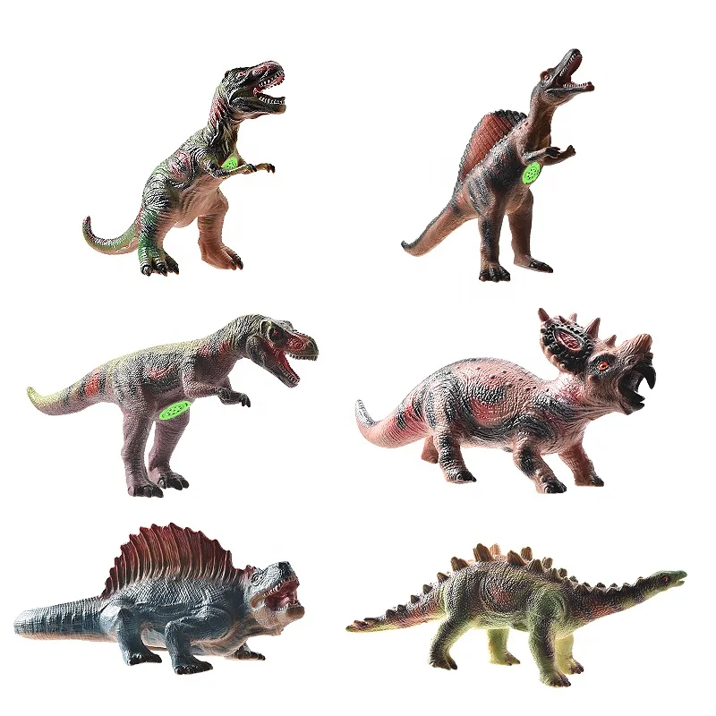 High Quality Dinosaur Toys Model Simulation With Sound Plastic Children Educational Animal Dinosaur Toy