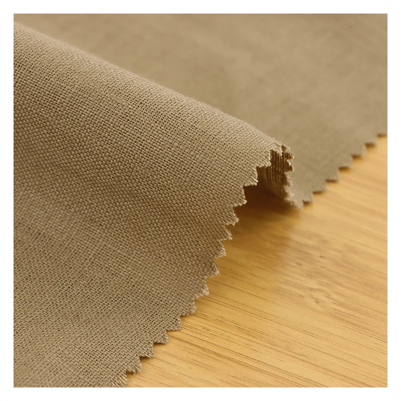 In stock french100 linen fabric for clothes flax crinkle linen suit fabric organic washed pure 100% linen fabric