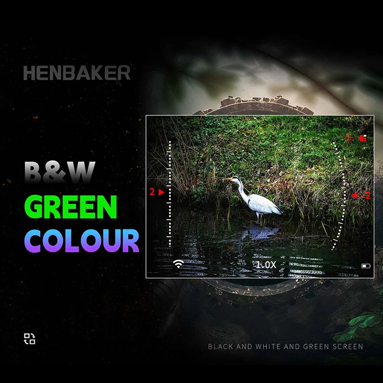 Henbaker CY10 night vision monocular with helmet mount  helmet mounted night vision goggles