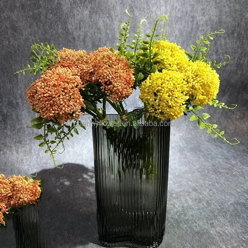 CM-TH1216 Green Artificial Flower for Wedding