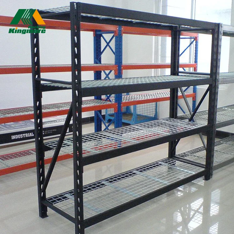 Environmentally friendly supermarket shelving galvanized assembled freely medium duty shelves