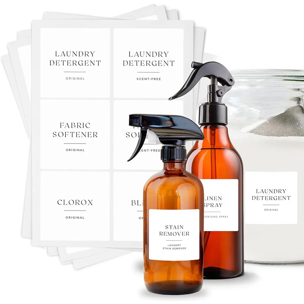 Self-adhesive sticker customized label Waterproof glossy or matte label for bottle