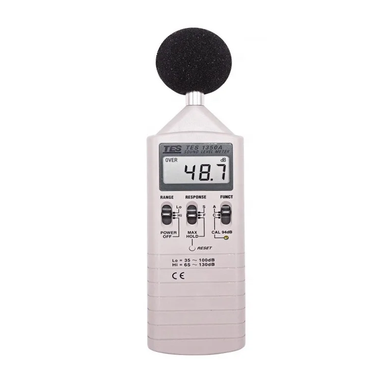  TES-1350A измеритель шума амплитудно-частотная характеристика 30 ~ 130dB уровня
