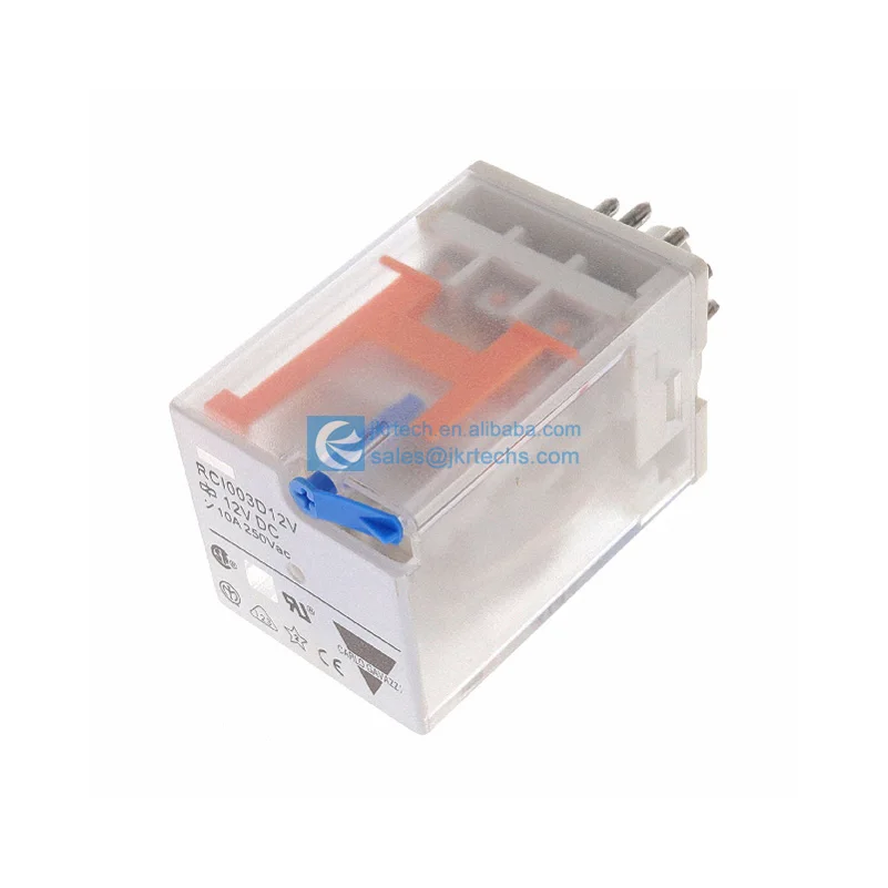 Support BOM Quotation RCI003D12V RCI General Purpose Power Relay Over 2 Amps 3PDT 3 Form C 12VDC Coil Socketable RCI00-3D12V