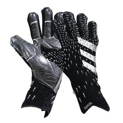 Профессиональные перчатки вратаря, немецкие латексные 4 мм футбольные перчатки, дышащие перчатки вратаря для защиты пальцев