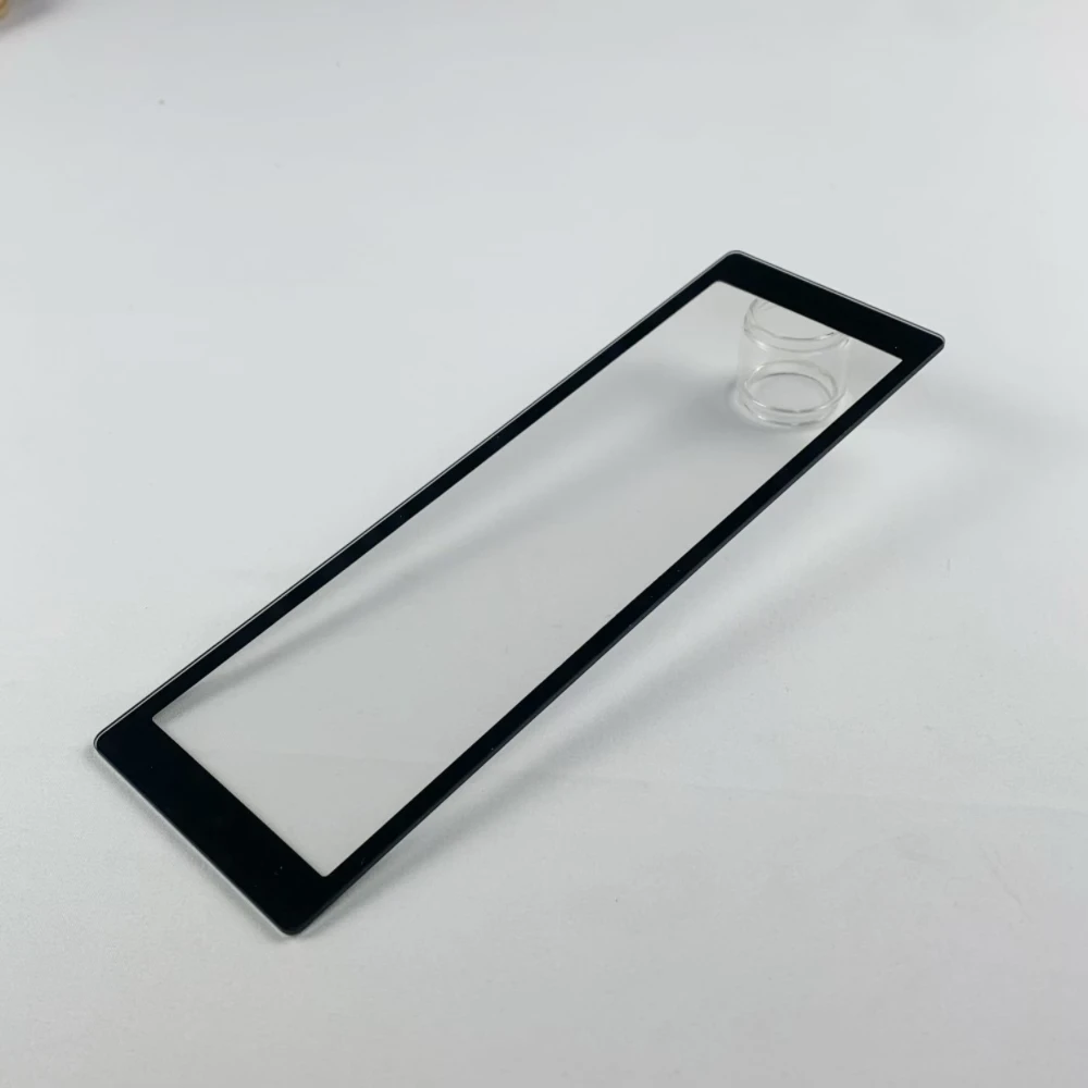 Custom Cut Thin Corning Gorilla Glass Silk Screen Printing Glass Touch Screen  Tv LCD Screen Tempered Glass