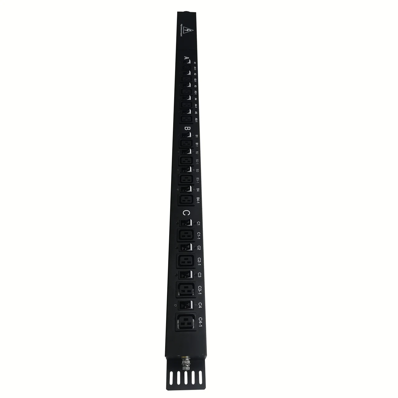 Wholesale Convenient Black Horizontal Installation Sheet Metal 63A Connector 415V Basic Pdu
