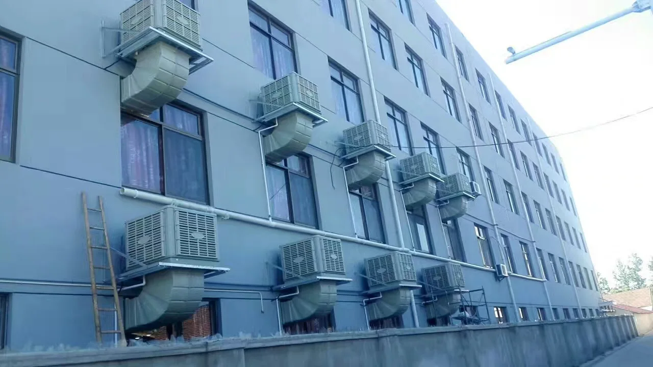 window air cooler with water for cooling ventilation, refrigeration equipment air cooler, industrial air conditioning system