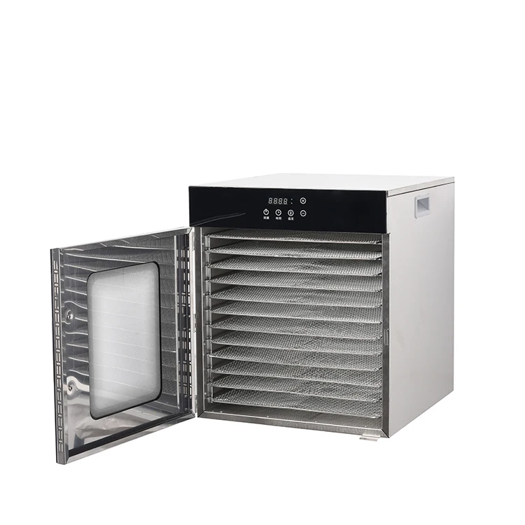 Electric Dried Fruit Machine Vegetable Dryer Beef Snack Jerky Dehydrator Meat Drying Machine Stainless Steel