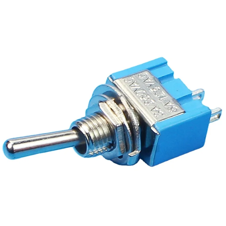 MTS-101 2-Pin SPST Touch ON/Off 6A 125V 2 Position Mini Miniature Toggle Switch